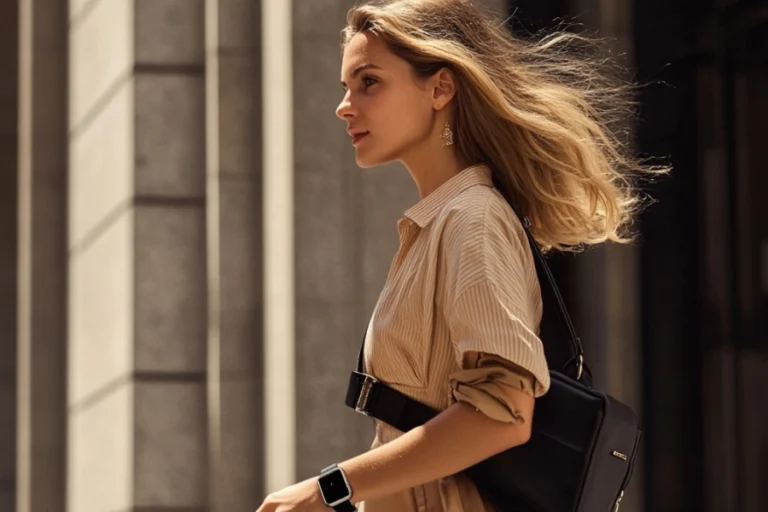 Luxury Apple Watch leather strap