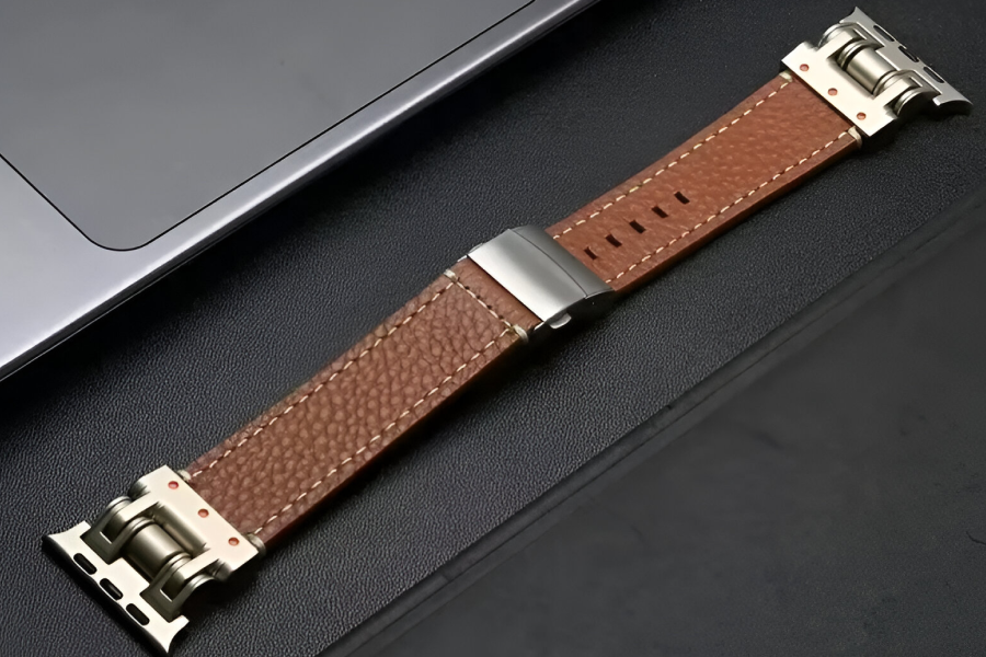 Luxury Apple Watch leather strap