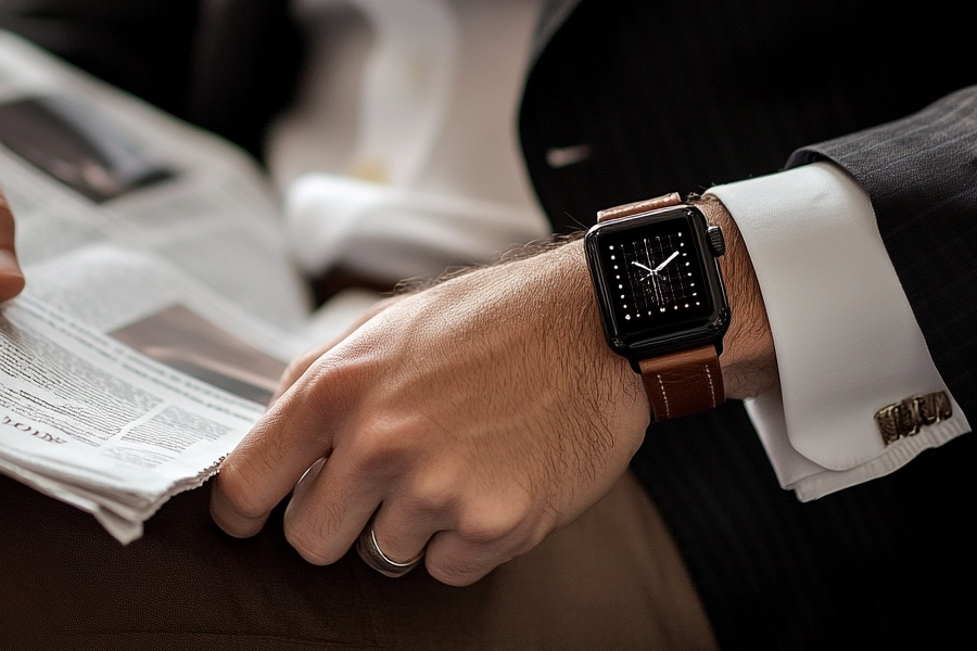 Apple Watch leather band for men and women