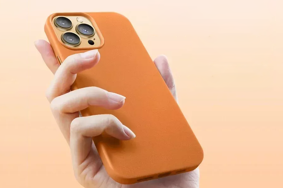 Magnetic Apple iPhone Leather Case