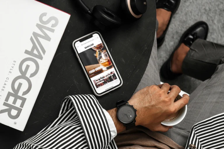 Magnetic Snap-on Leather Case for iPhone