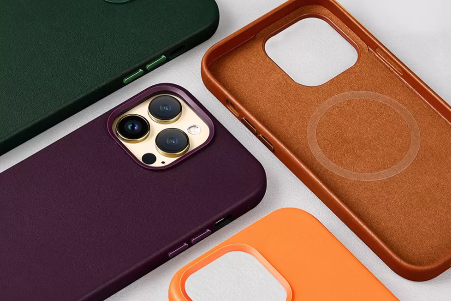 Magnetic Apple iPhone Leather Case