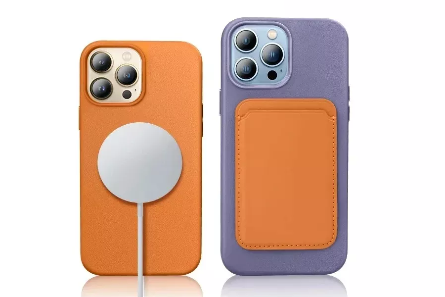Magnetic Apple iPhone Leather Case