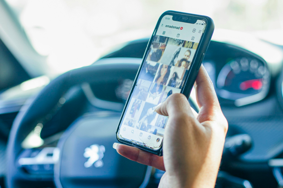 Leather iPhone Magnetic Case