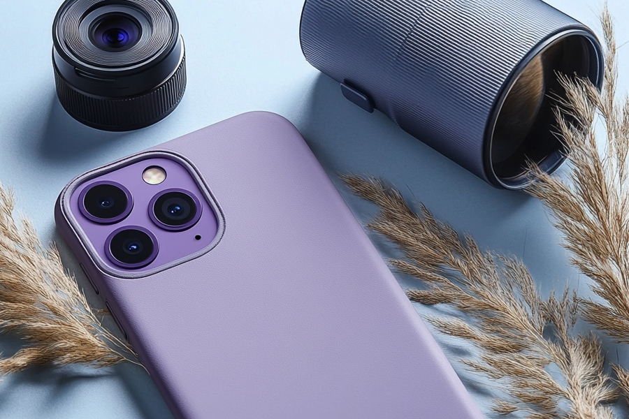 Leather iPhone Magnetic Case