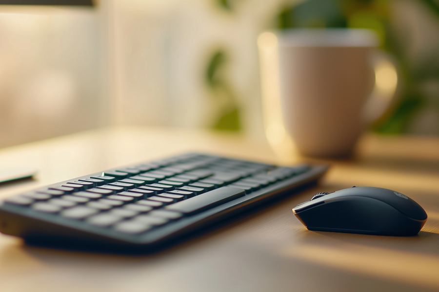 Mac-Compatible Keyboard and Mouse Set